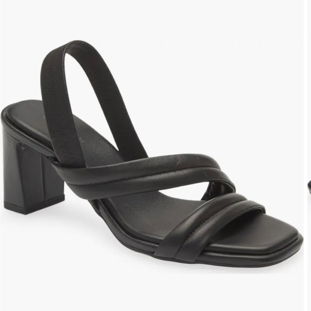 Caslon Black Strappy Slingback Sandals NWOT